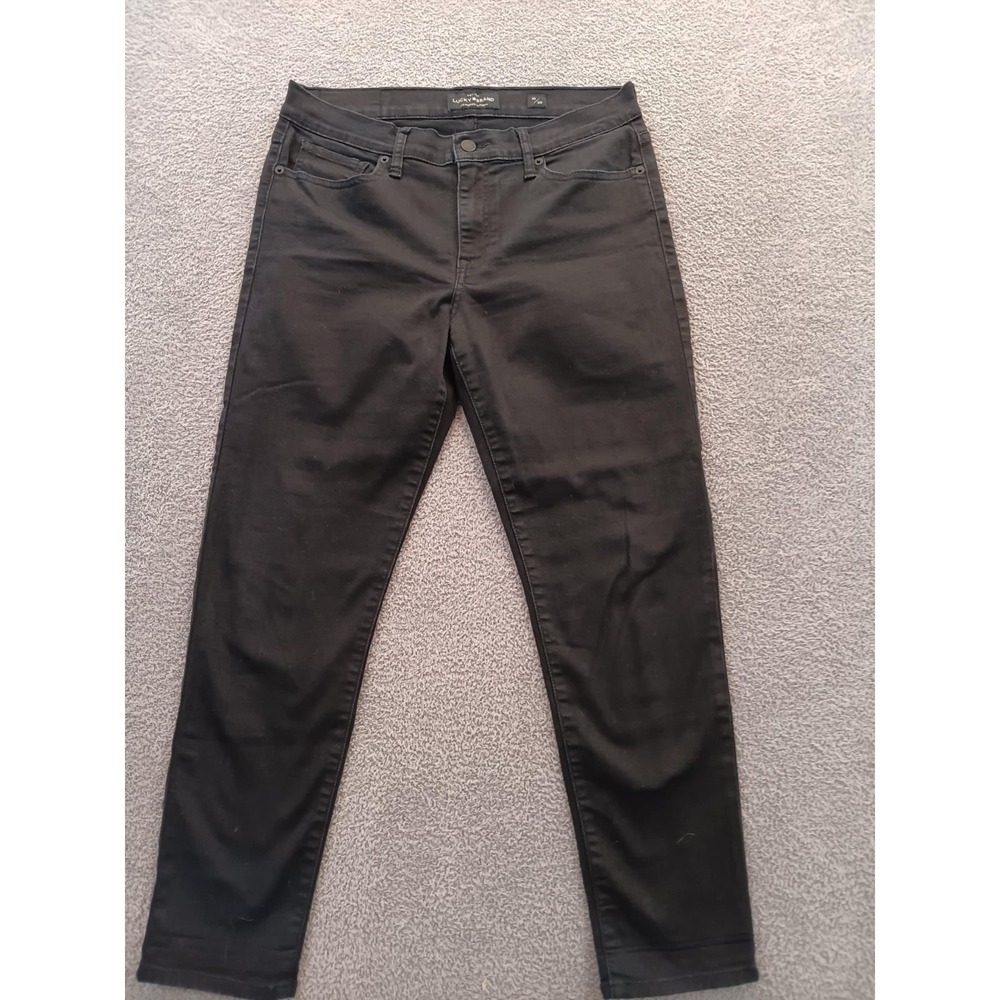 Lucky Brand Women's Black Brooke Legging Jeans Size 10/30 Skinny Mid Rise Stretc